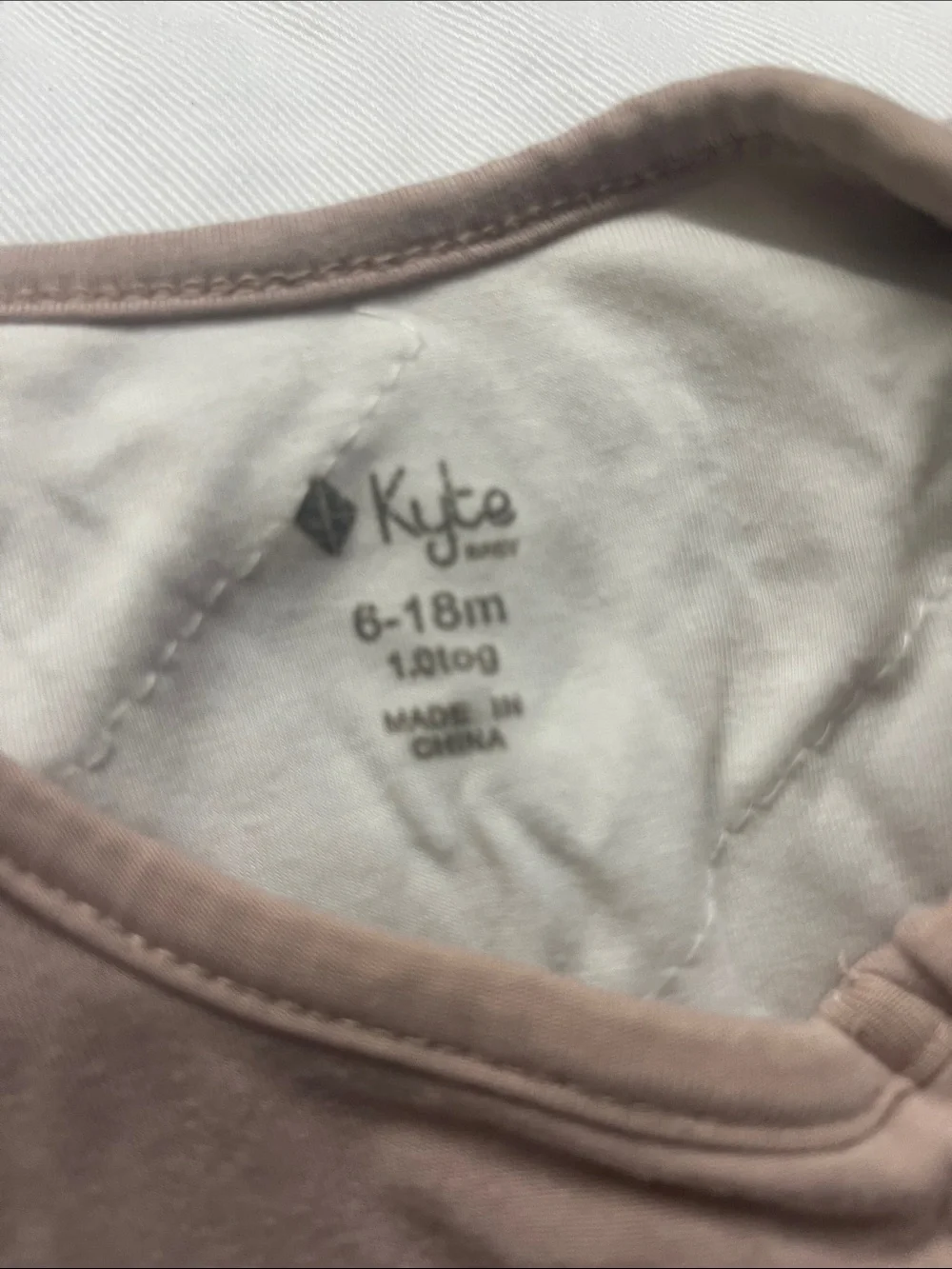 KYTE BABY Size 6-18 Months Sleeveless Cotton sleep sack